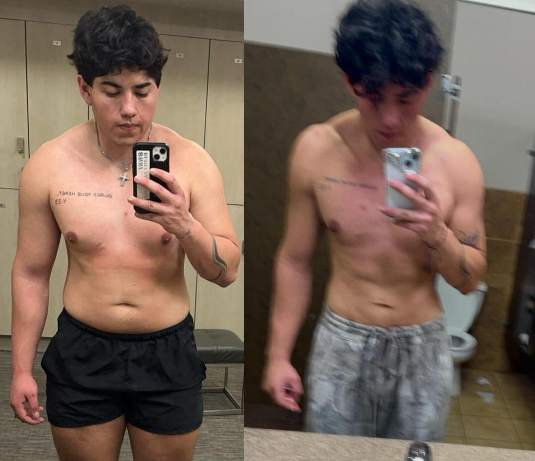 (7 week difference)